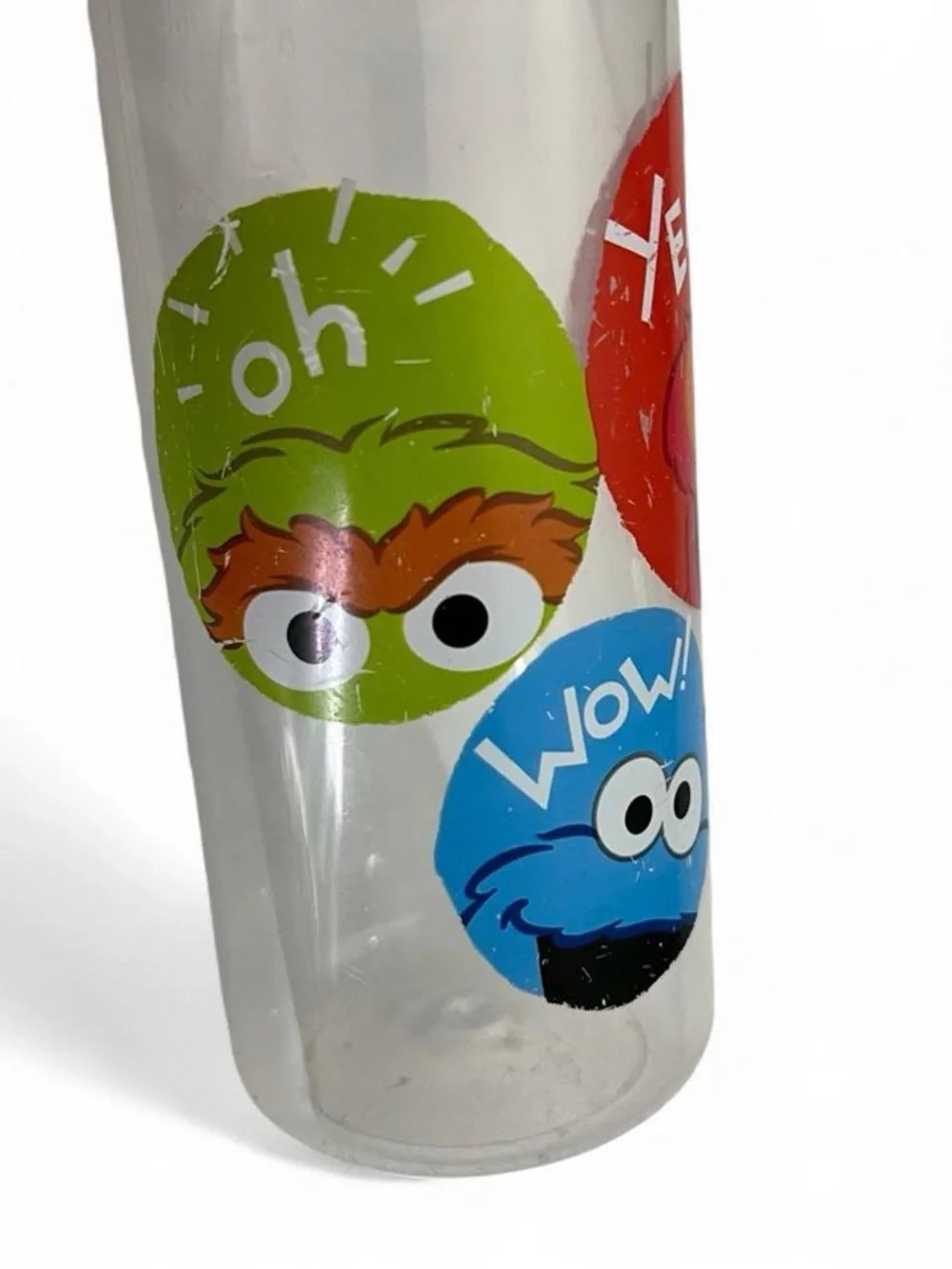 9 Oz Medium Flow Baby Bottle Sesame Street Elmo Silicone Nipple & Bottle Cover